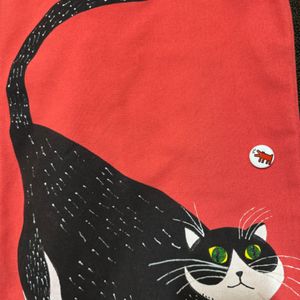 고양이 손 그림 가방