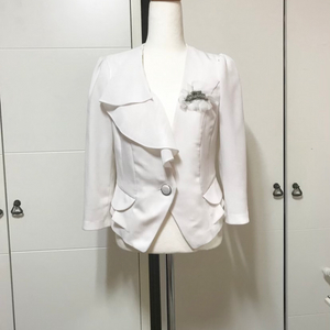 2me ㅡ 러플장식 칠부 소매 자켓 55