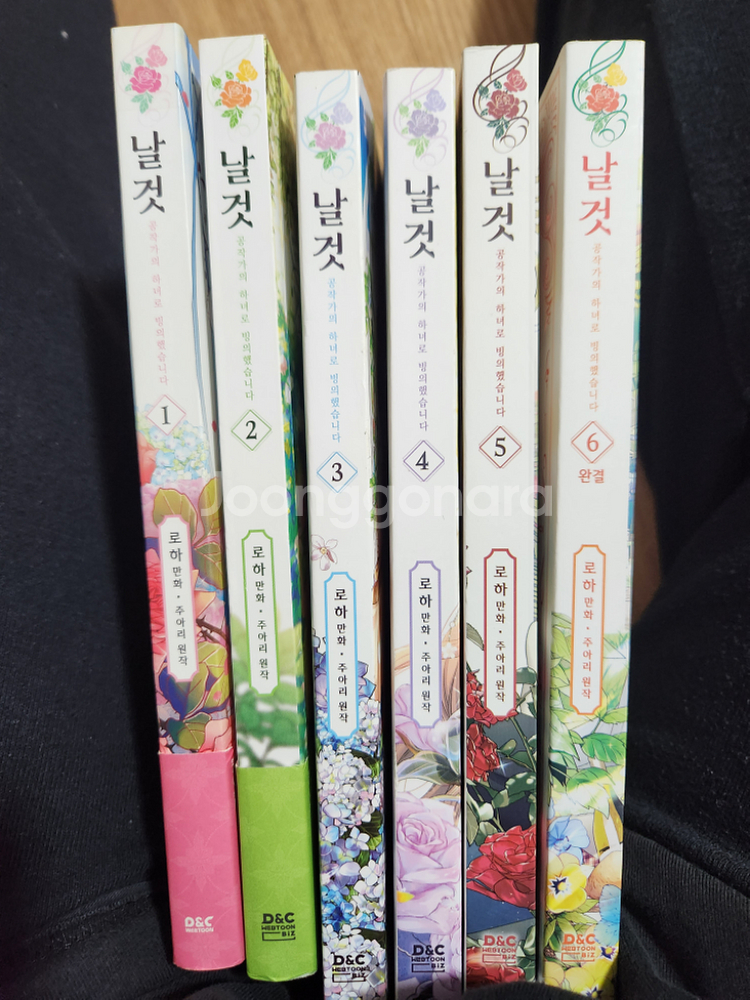 카카오웹툰 날것 1~6완결 일괄팝니다.--1
