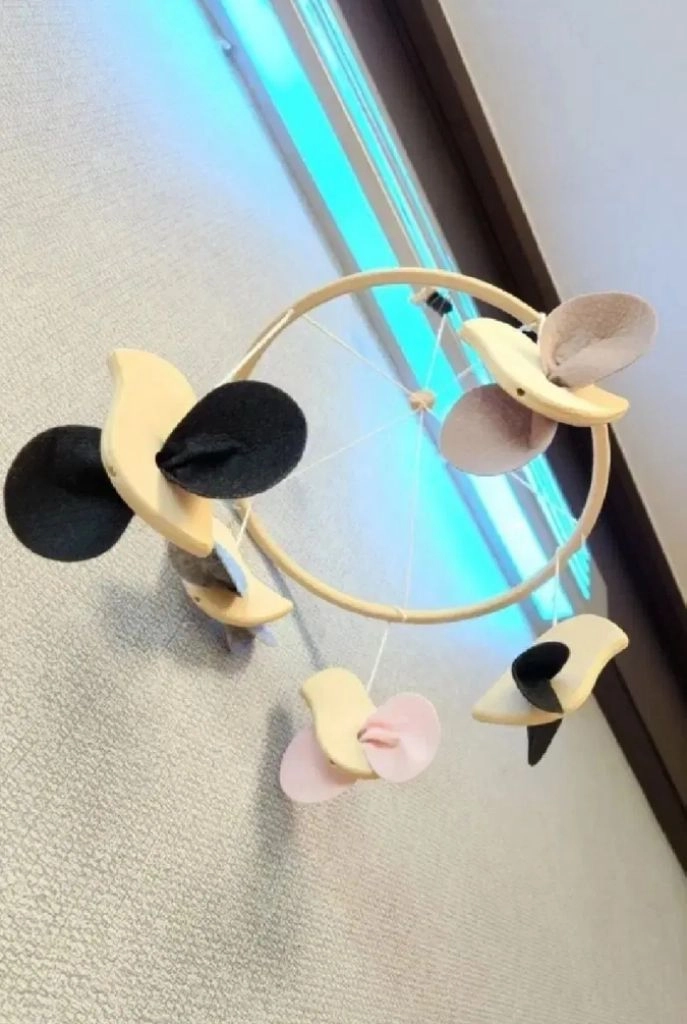 원목모빌(파스텔색상)(반값탹배가능) 이미지