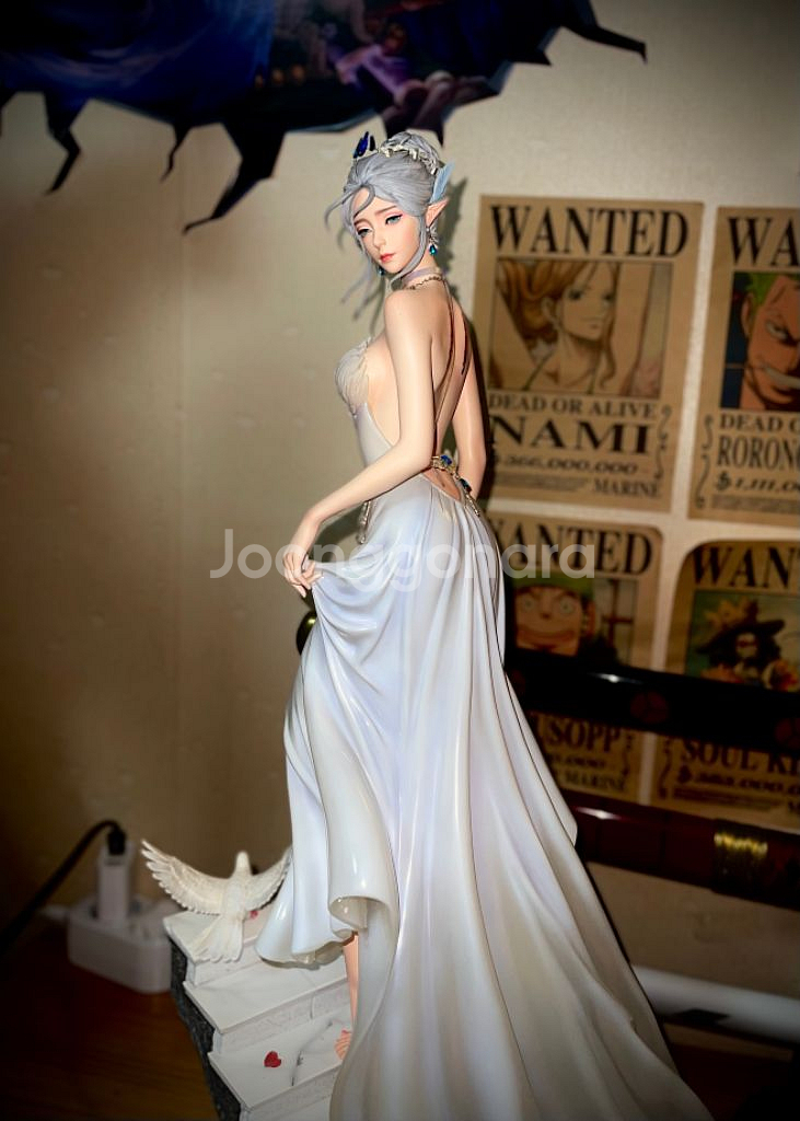 고스트블레이드 계단 레진 피규어--1