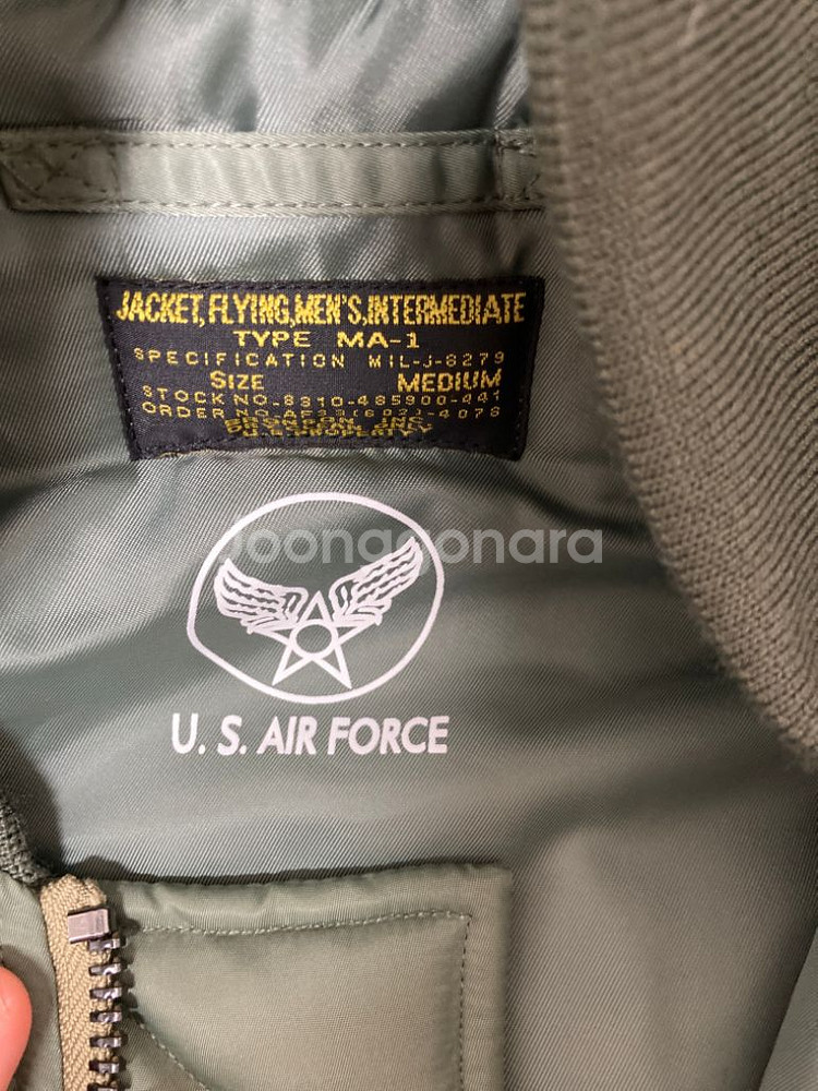 브론슨 ma-1 m 사이즈팝니다.(s랑 교환가능)--1