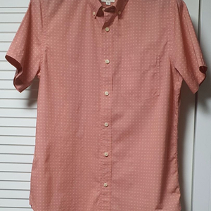 클럽모나코-하프슬리브 프린트 셔츠-핑크(M)