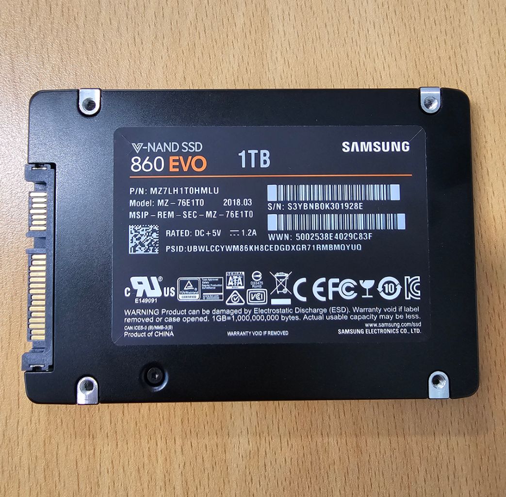 삼성 SSD 860 EVO 1TB