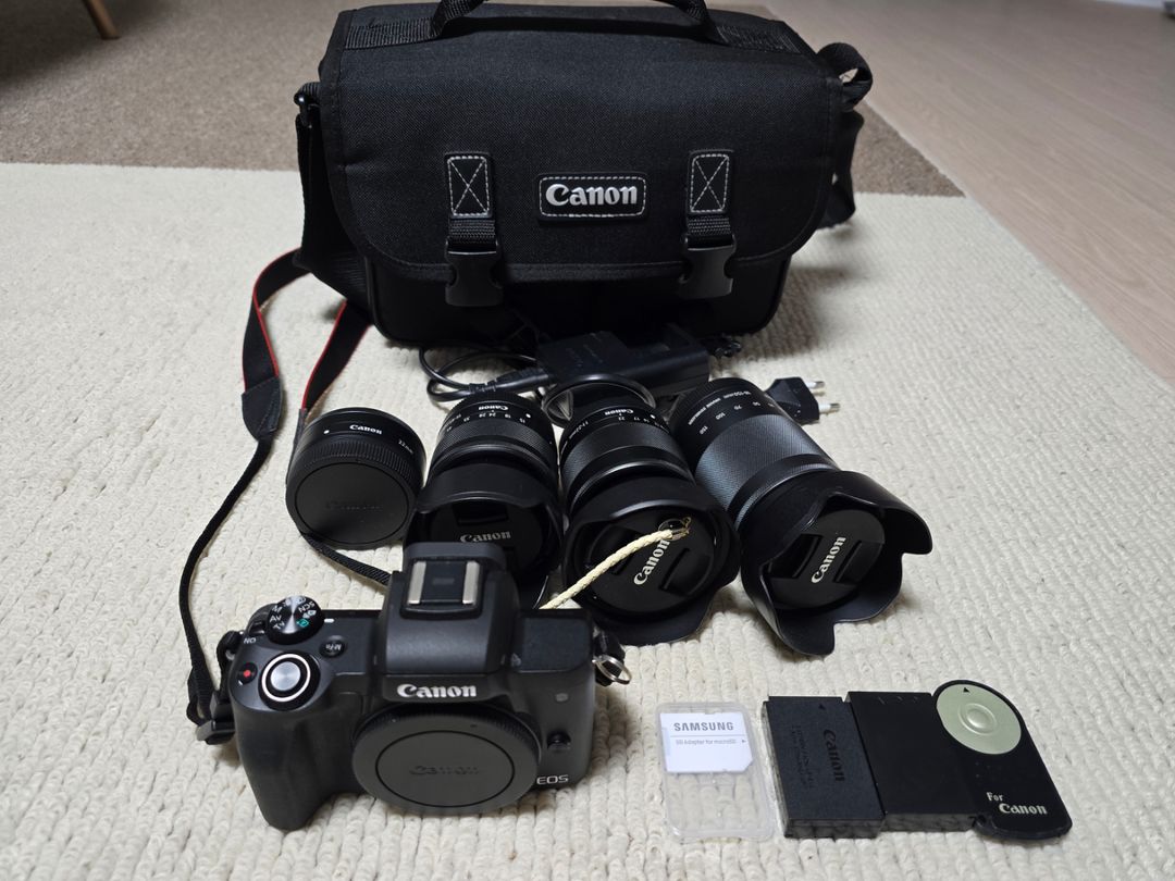 캐논 EOS M50 미러리스카메라