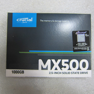 마이크론 Crucial MX500 1TB 박스풀