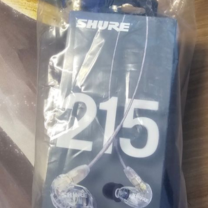 SHURE SE215 CL 이어폰 미개봉