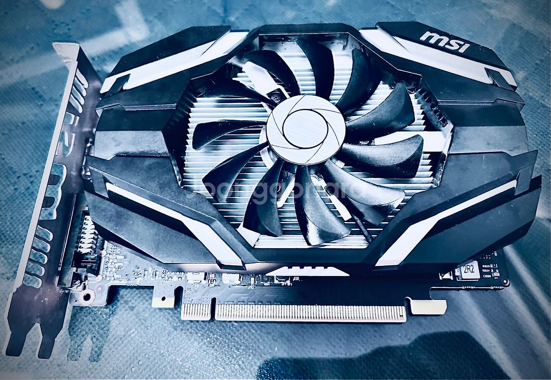 MSI GTX 1050 Black OC 무전원 팝니다--1