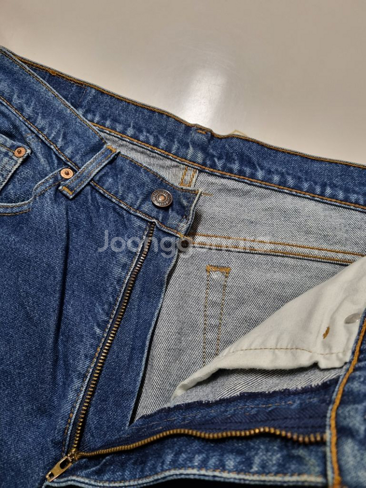 34)리바이스 606-0217 데님 생지 워싱 해외판--4