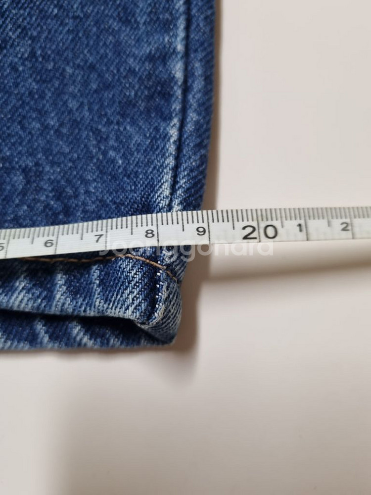 34)리바이스 606-0217 데님 생지 워싱 해외판--8