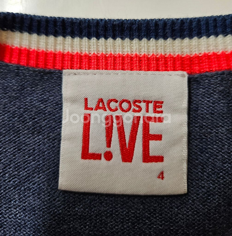 100)LACOSTE LIVE 라코스테라이브 가디건--3