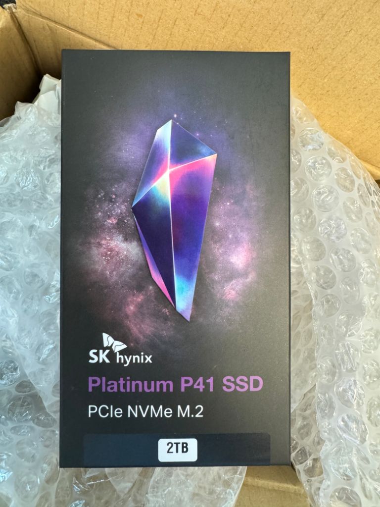 미개봉 SK하이닉스 SSD 정품 P41 2TB 팝니다.