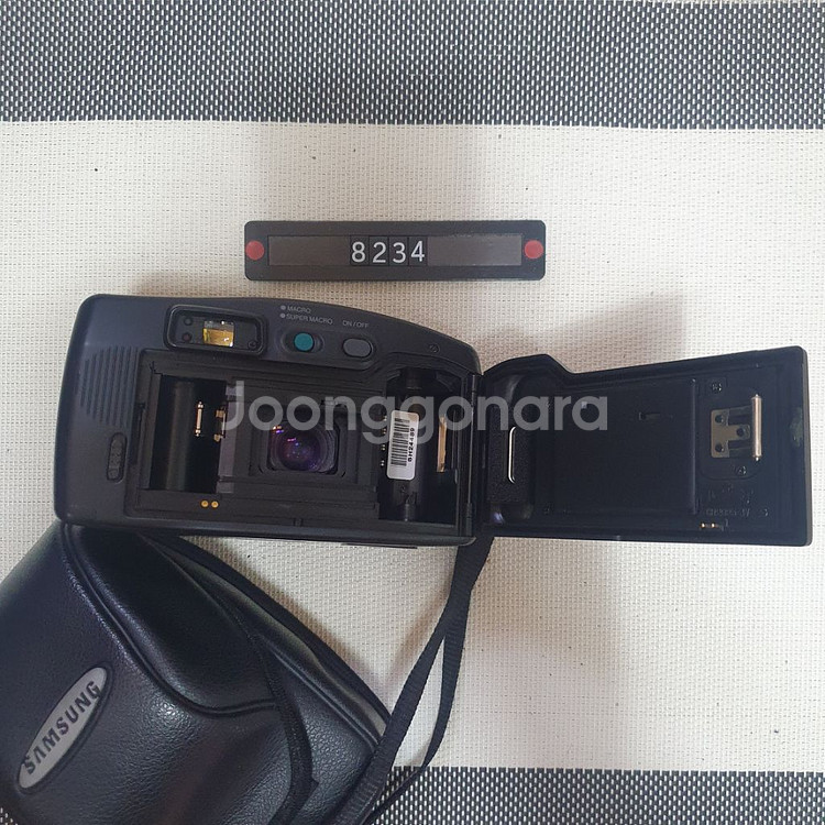 삼성캐녹스 퍼지줌 1050 필름카메라 파우치포함--3