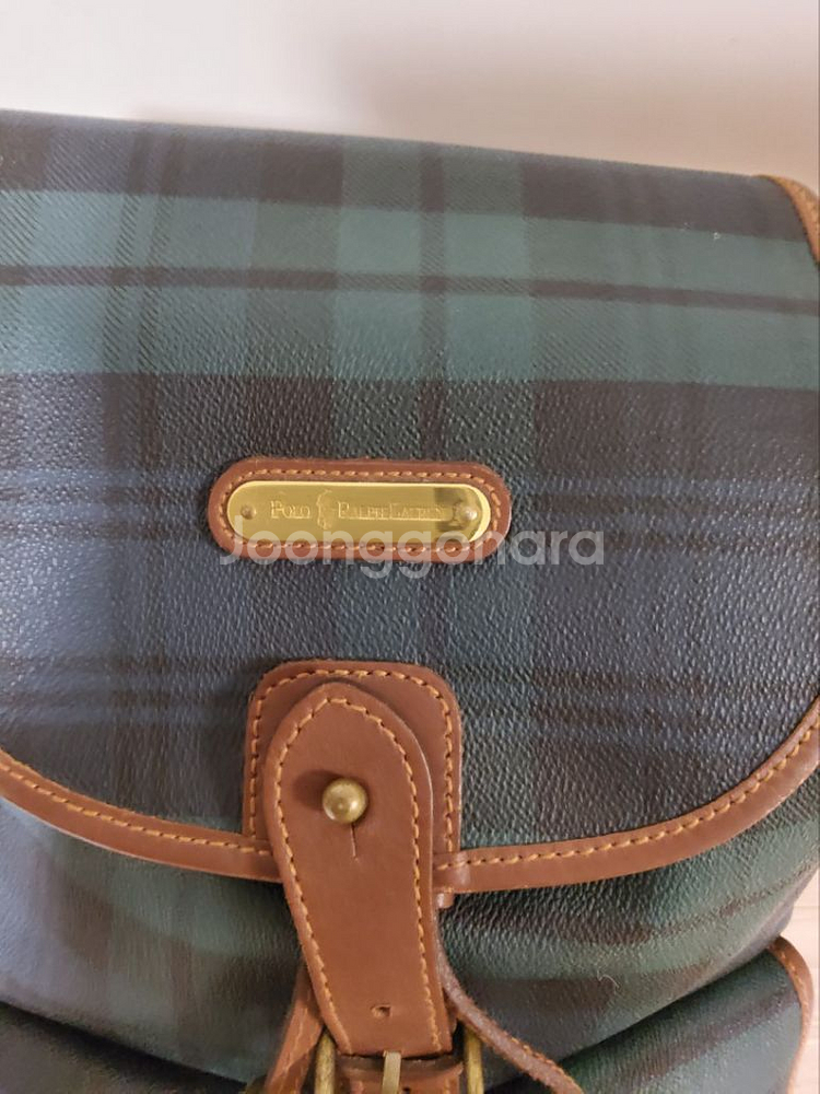 폴로 랄프로렌 빈티지 pvc 백팩 새제품 팝니다--4