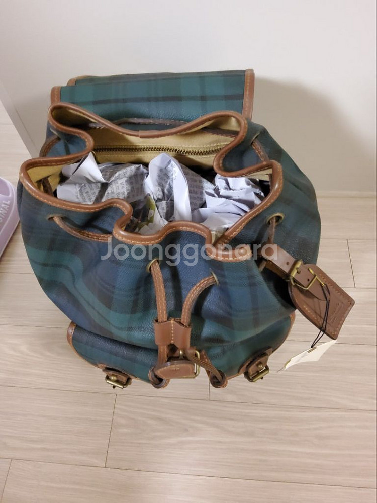 폴로 랄프로렌 빈티지 pvc 백팩 새제품 팝니다--1