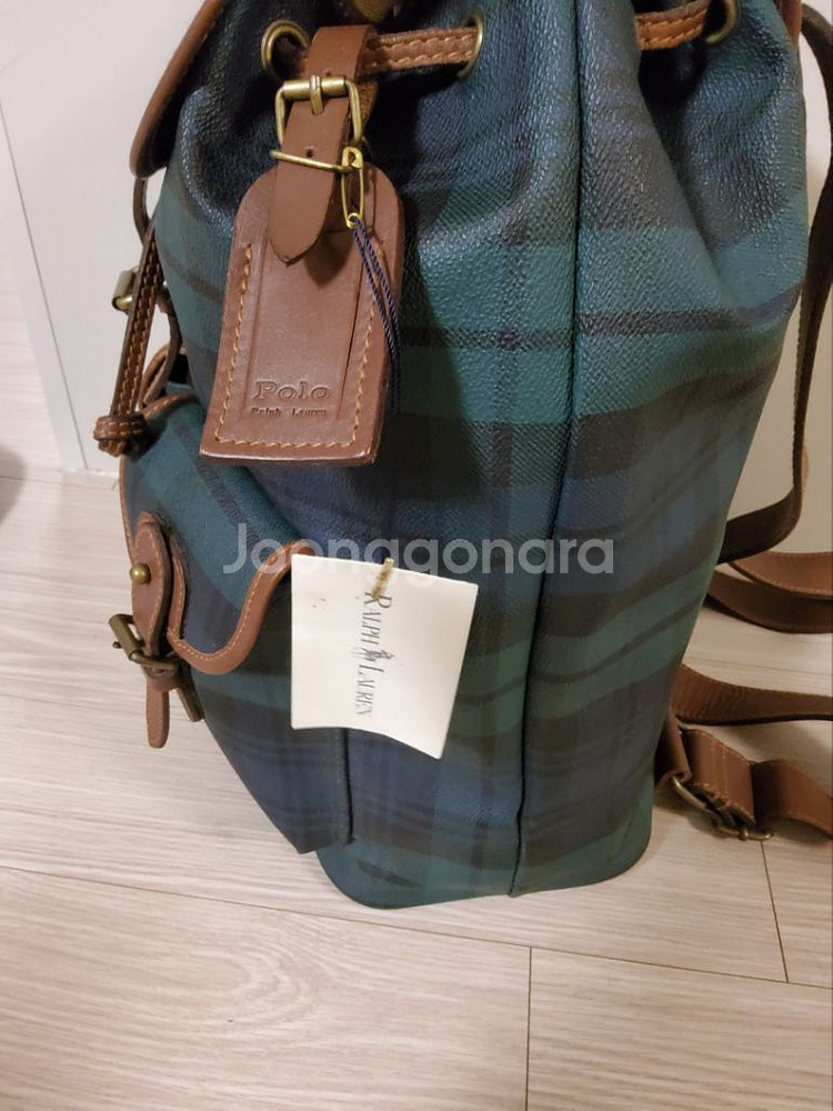 폴로 랄프로렌 빈티지 pvc 백팩 새제품 팝니다--3