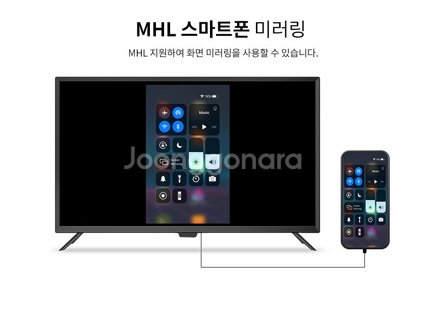 한성컴퓨터 32인치 81cm LED TV 1등급신상품--3