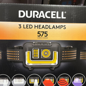 새상품)듀라셀 LED 헤드랜턴 3개 1세트