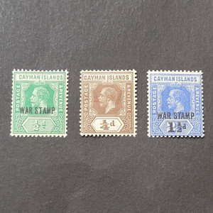 1921년 영국 킹조지5세 기념 우표 3종