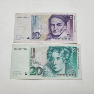 외국지폐, 독일 옛날 화폐 2점 일괄