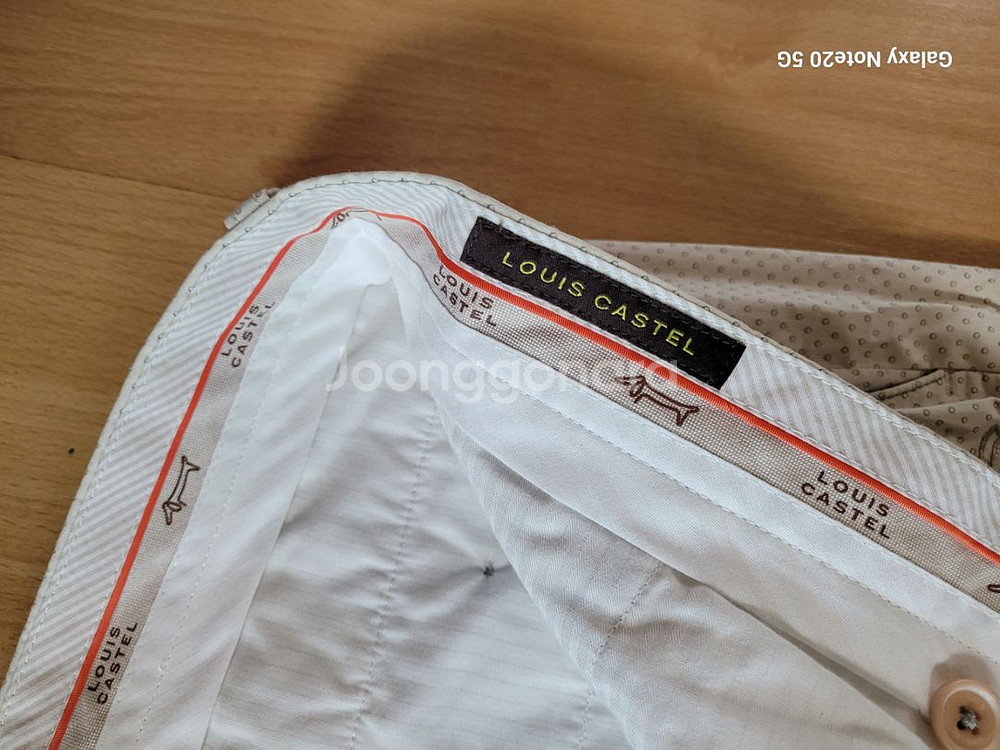 남성 루이까스텔 봄.가을 여름 골프바지 (사방스핀31)--2