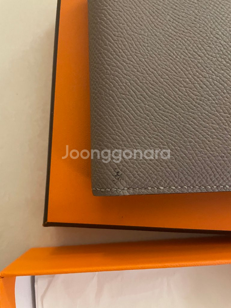 에르메스 남성 반지갑 (그리스 아스팔트)--1