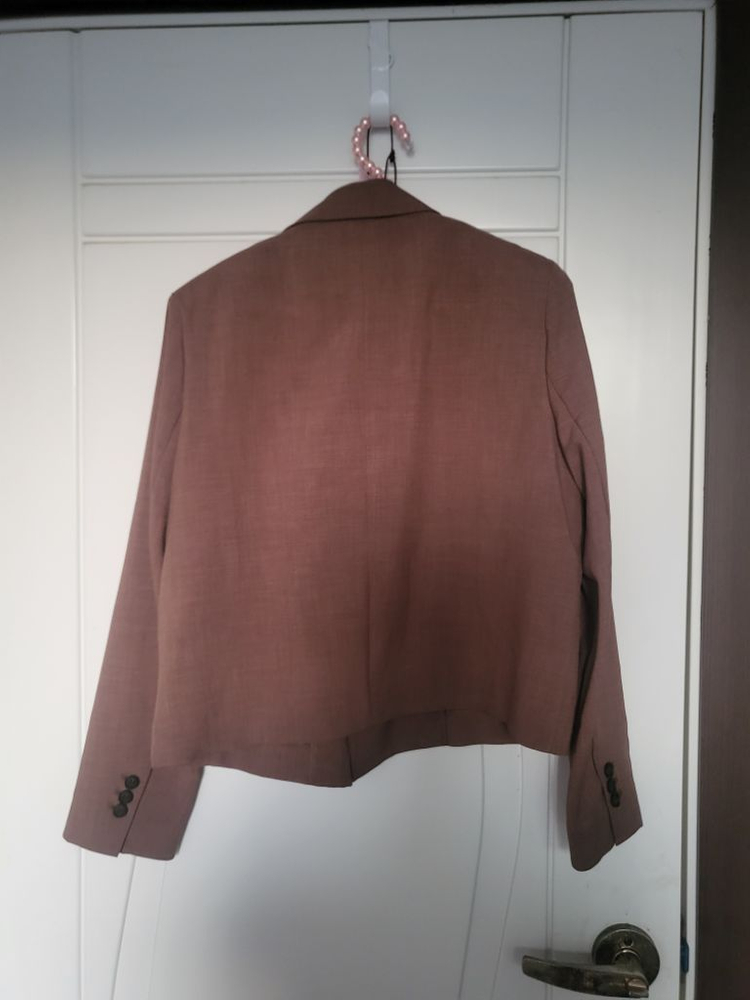 (새상품) 쥬시쥬디 테일러드 더블 숏 자켓--6