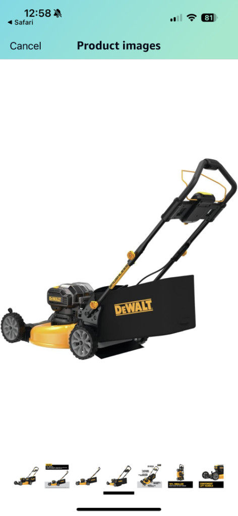 디월트 배터리식 잔디깍이 mower--2