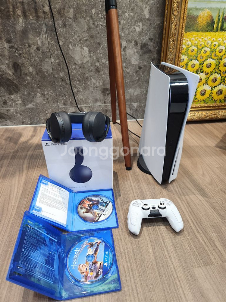 플스5/ps5 디스크버젼( 소니 정품헤드셋 및 게임포함--0