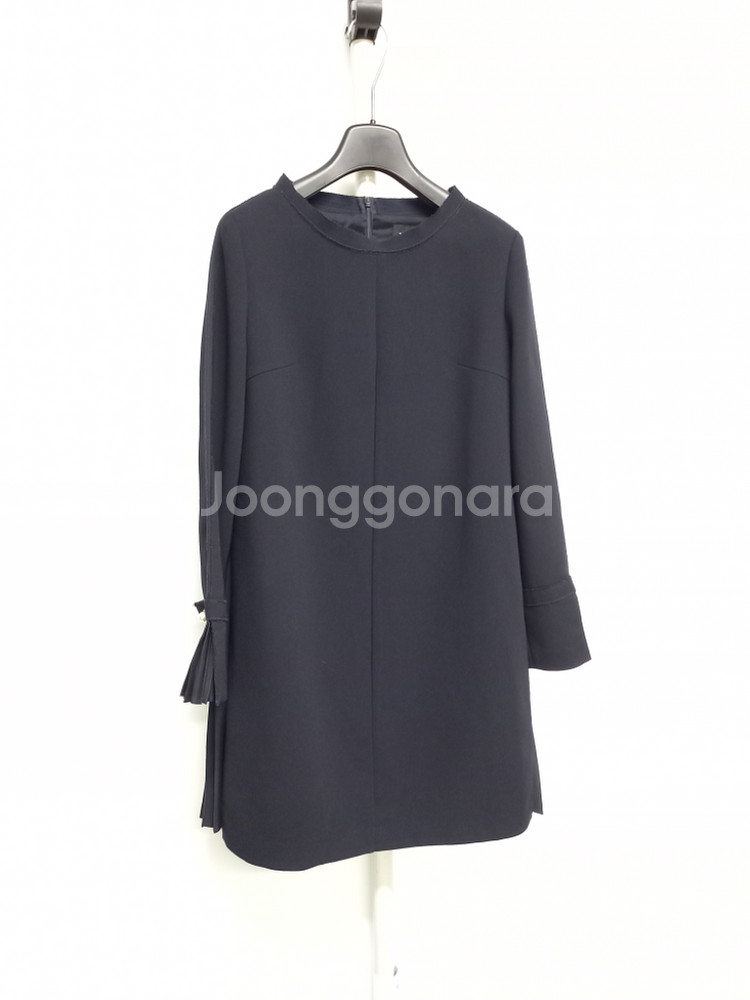 마인 MINE 춘추 네이비 원피스 44--2