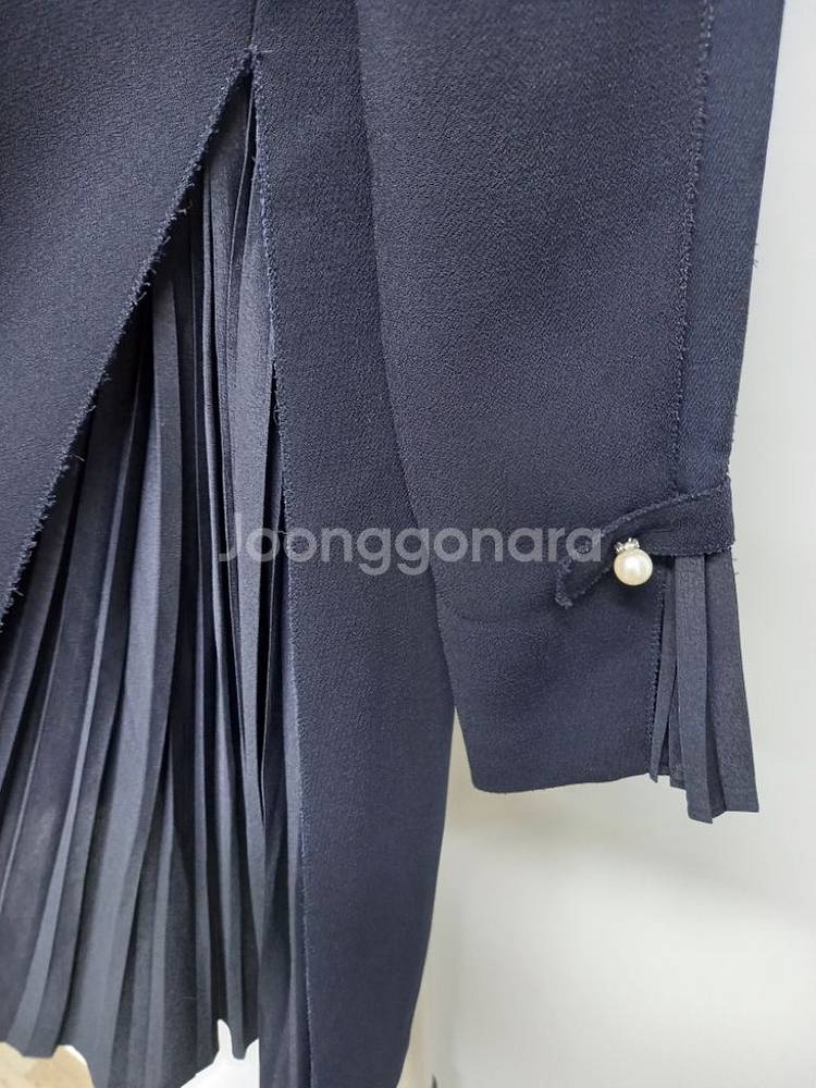 마인 MINE 춘추 네이비 원피스 44--7