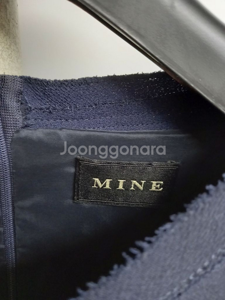 마인 MINE 춘추 네이비 원피스 44--8