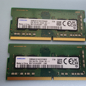 삼성전자 노트북 DDR4 PC4-3200 (8Gx2)