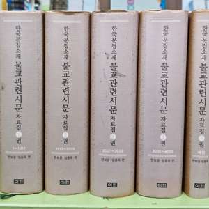 한국문집소재 불교관련 시문 자료집
