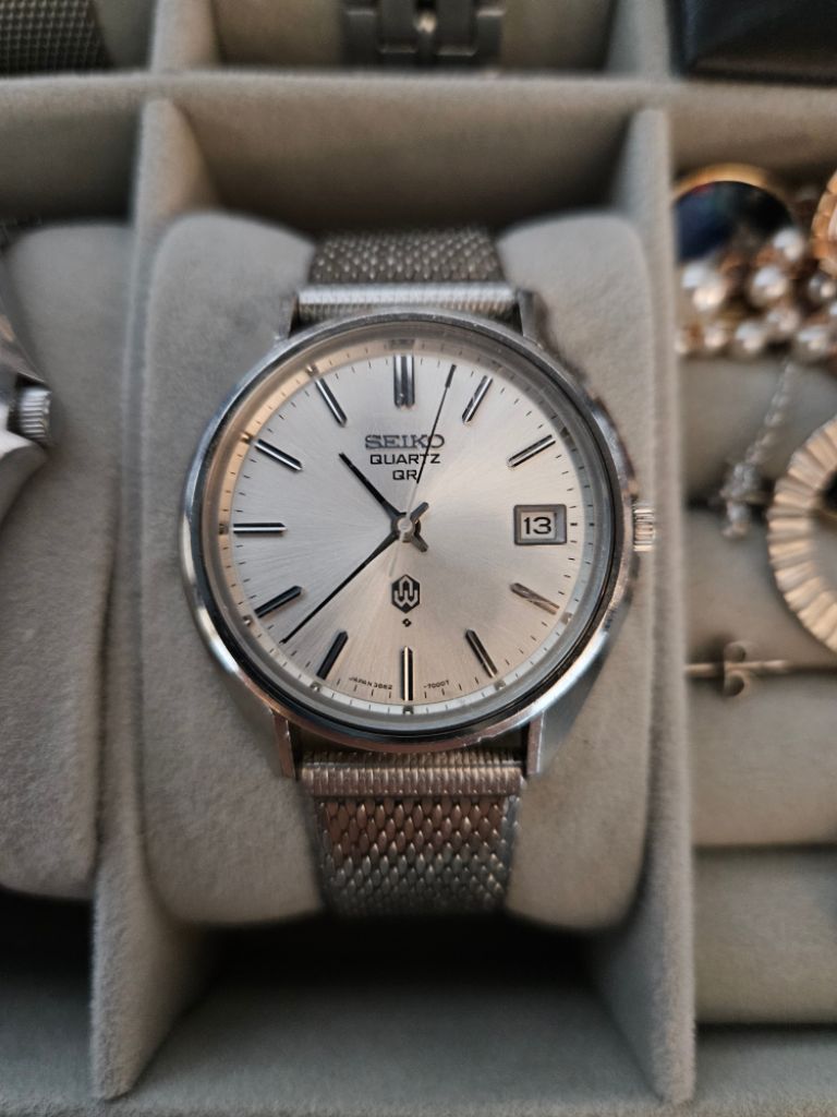 세이코 쿼츠 QR 1963년 빈티지 시계