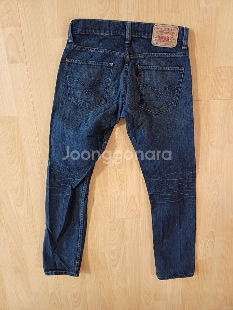 남성 리바이스 511 슬림핏 일자청바지 (30)--7