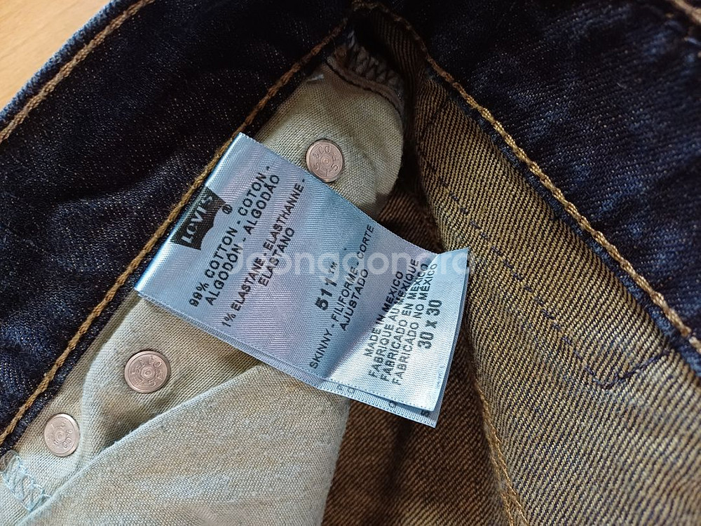 남성 리바이스 511 슬림핏 일자청바지 (30)--2