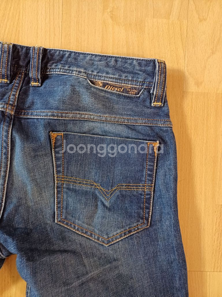 남성 디젤 SAFADD 데님 일자청바지 (31)--5