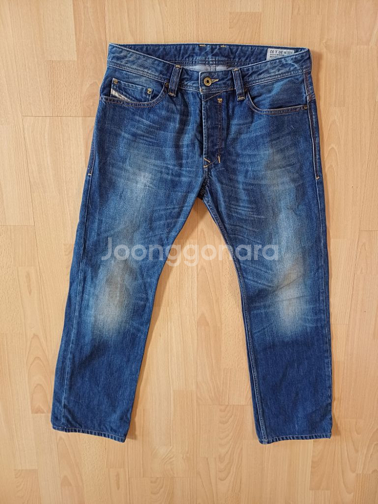 남성 디젤 SAFADD 데님 일자청바지 (31)--7