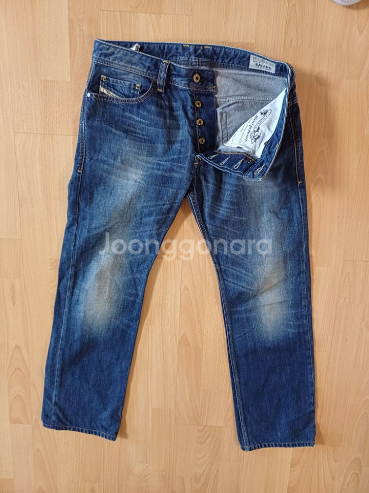 남성 디젤 SAFADD 데님 일자청바지 (31)--8