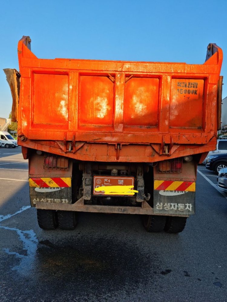 15톤 덤프트럭 삼성차량 판매합니다 이미지