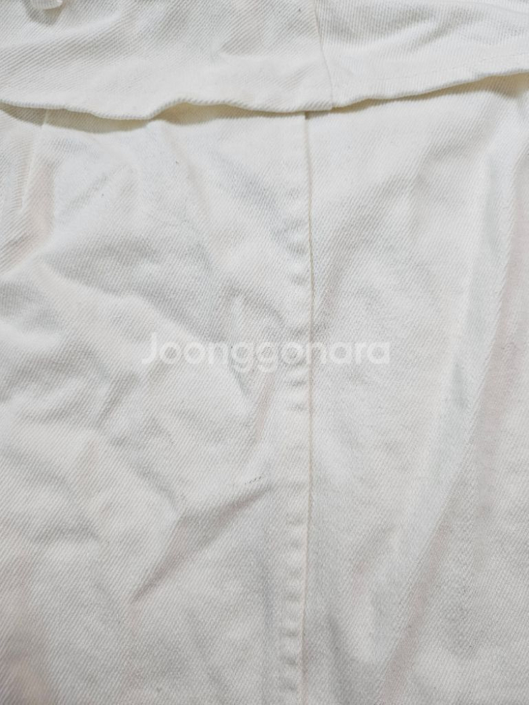 썸머 화이트 데님 랩스커트 판매해요~--3