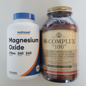[택포]대용량 비타민B 복합체 & 마그네슘 일괄