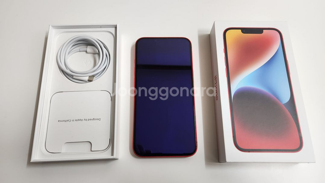 아이폰 14 레드 256GB 자급제--1