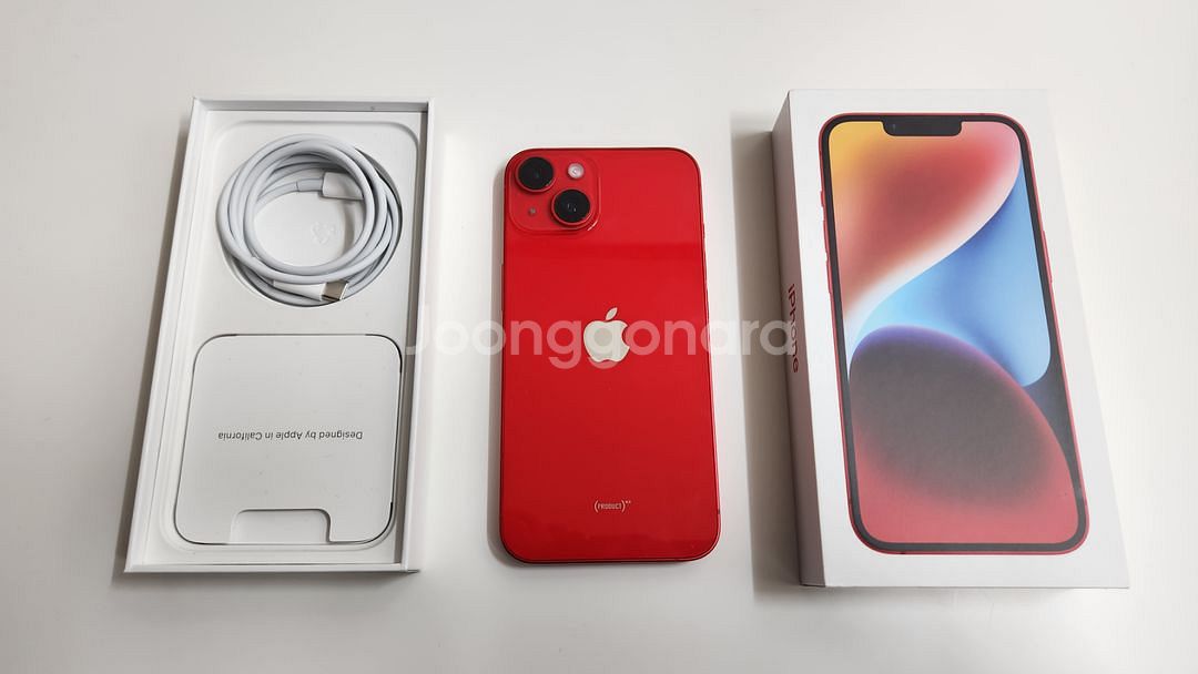 아이폰 14 레드 256GB 자급제--2