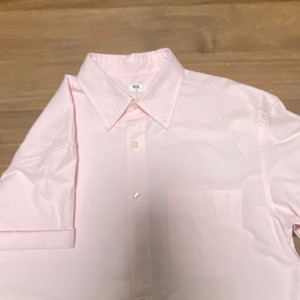 유니클로 반팔셔츠(핑크)