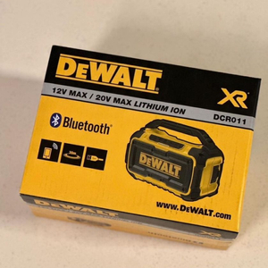 디월트 DCR011 충전 블루투스 스피커 12V 20V