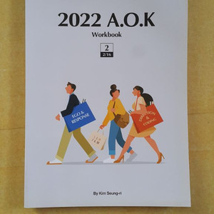 대성마이맥 국어 김승리 올 오브 카이스 워크북 2