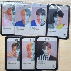 BTS 방탄소년단 2019 투명 티머니 교통카드