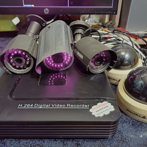 cctv 8채널 카메라5대 세트